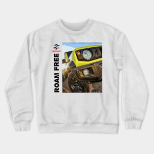 suzuki jimny roam free Crewneck Sweatshirt